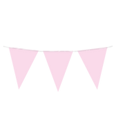 Vlaggenlijn Babyroze 10m